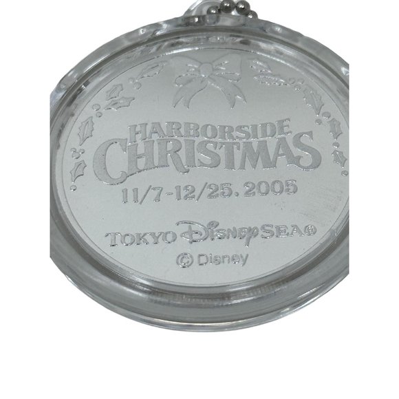 Tokyo Disney Sea 2005 Commemorative Coin Pinocchio Christmas Souvenir Keychain i - Picture 4 of 8
